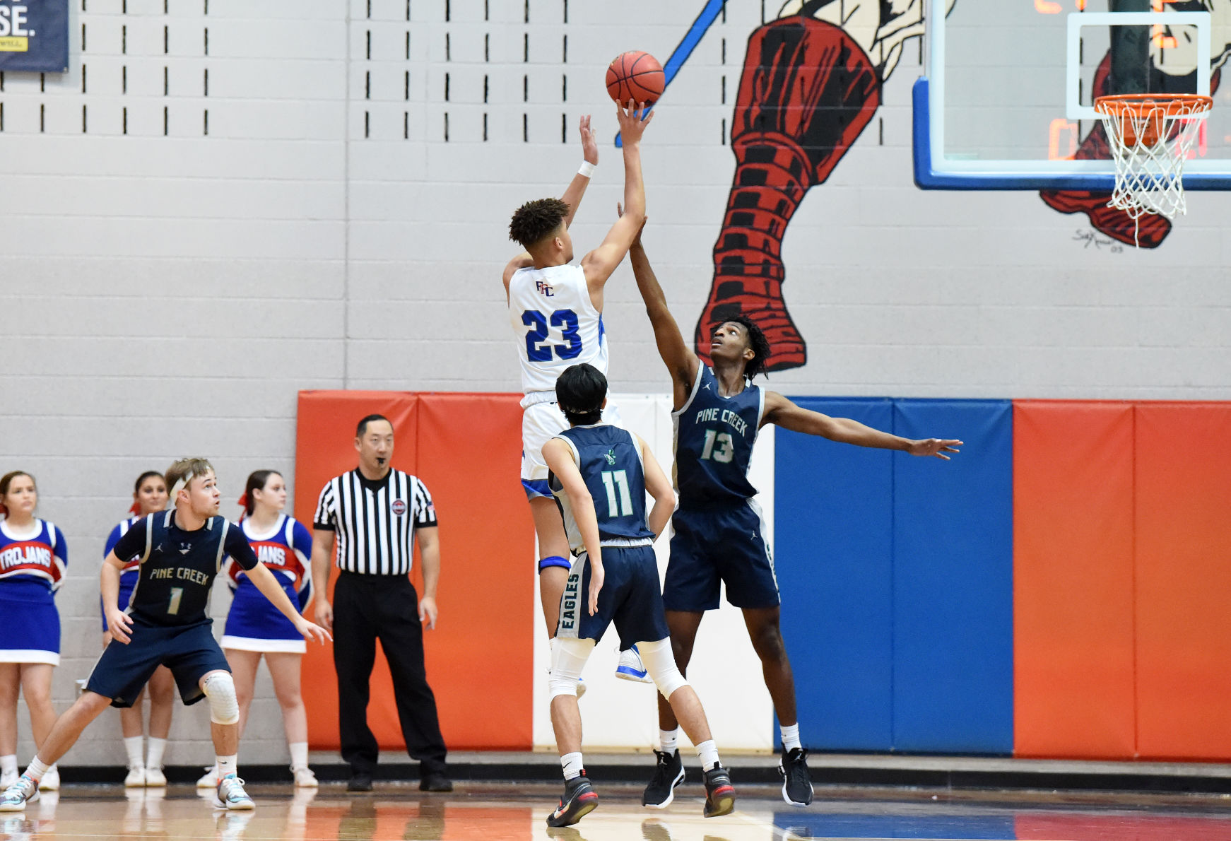 PHOTOS: Fountain-Fort Carson Trojans (58) Pine Creek Eagles (70)